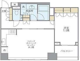 東京都港区麻布十番３丁目4-3（賃貸マンション1LDK・14階・60.54㎡） その2