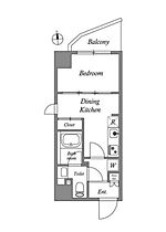 東京都江東区冬木11-10（賃貸マンション1K・7階・25.35㎡） その2