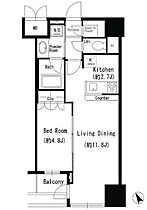 東京都新宿区四谷坂町6-20（賃貸マンション1LDK・6階・45.22㎡） その2