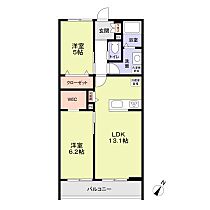 東京都新宿区富久町4-5（賃貸アパート2LDK・2階・57.13㎡） その2