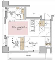 東京都文京区本郷２丁目19-10（賃貸マンション2LDK・7階・40.54㎡） その2