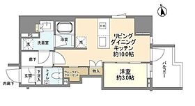 東京都台東区松が谷２丁目以下未定（賃貸マンション1LDK・9階・36.38㎡） その2