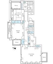 東京都千代田区六番町5-6（賃貸マンション2LDK・2階・115.01㎡） その2