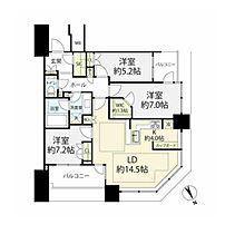 東京都江東区豊洲６丁目2-31（賃貸マンション3LDK・7階・83.58㎡） その2