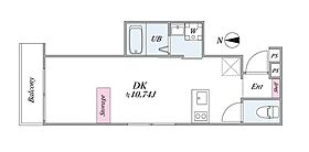 東京都江東区亀戸７丁目49-5（賃貸マンション1DK・5階・22.41㎡） その2