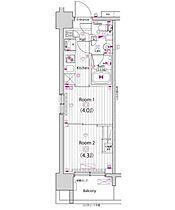 東京都江東区東砂２丁目11-11（賃貸マンション2K・2階・25.51㎡） その2