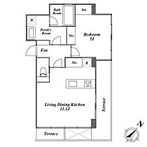 東京都港区赤坂６丁目13-11（賃貸マンション1LDK・5階・41.97㎡） その2