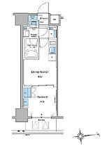 東京都台東区東上野５丁目12-3（賃貸マンション1DK・5階・25.50㎡） その2