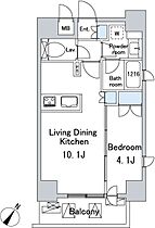 東京都台東区上野７丁目12-12（賃貸マンション1LDK・2階・33.46㎡） その2