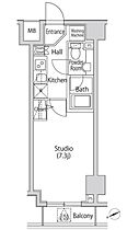 東京都港区新橋６丁目18-24（賃貸マンション1K・8階・22.79㎡） その2