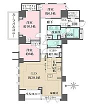 東京都港区高輪４丁目10-60（賃貸マンション3LDK・2階・119.74㎡） その2