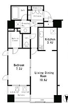 東京都港区南麻布１丁目4-3（賃貸マンション1LDK・2階・53.09㎡） その2