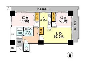 東京都品川区東品川４丁目12-11（賃貸マンション2LDK・25階・69.53㎡） その2