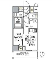 東京都台東区台東４丁目18-14（賃貸マンション1DK・10階・26.50㎡） その2