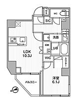 東京都台東区浅草３丁目3-4（賃貸マンション1LDK・3階・40.42㎡） その2