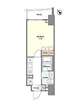 東京都台東区三ノ輪１丁目26-10（賃貸マンション1K・7階・25.61㎡） その2