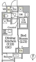 東京都台東区台東４丁目18-14（賃貸マンション1DK・3階・26.50㎡） その2