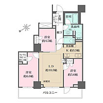 東京都港区三田５丁目2-22（賃貸マンション3LDK・10階・70.21㎡） その2