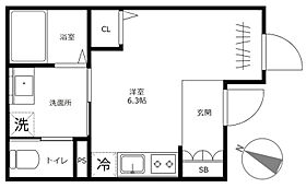 東京都荒川区西日暮里６丁目14-48（賃貸マンション1R・5階・18.95㎡） その2