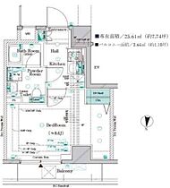 東京都墨田区太平４丁目6-8（賃貸マンション1K・8階・25.48㎡） その2