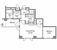 東京都港区南麻布４丁目12-4（賃貸マンション1LDK・5階・46.31㎡） その2