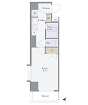 東京都港区芝浦１丁目11-7（賃貸マンション1K・3階・22.74㎡） その2