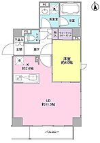 東京都台東区台東１丁目16-3（賃貸マンション1LDK・6階・44.19㎡） その2