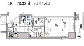 東京都江東区大島１丁目21-11（賃貸マンション1K・4階・28.32㎡） その2