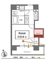 東京都中央区日本橋箱崎町31-3（賃貸マンション1K・5階・26.49㎡） その2