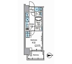 東京都江東区木場２丁目18-4（賃貸マンション1K・13階・25.12㎡） その2