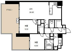 東京都新宿区住吉町4-15（賃貸マンション2LDK・1階・67.26㎡） その2