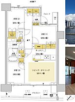 東京都中央区晴海５丁目5-2（賃貸マンション3LDK・10階・72.88㎡） その2