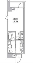 東京都港区南麻布２丁目1-8（賃貸マンション1K・5階・25.52㎡） その2