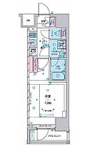 東京都港区三田２丁目20-17（賃貸マンション1K・7階・25.80㎡） その2