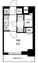 東京都葛飾区宝町１丁目1-7（賃貸マンション1K・7階・21.28㎡） その2