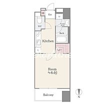 東京都江東区亀戸２丁目43-7（賃貸マンション1K・8階・28.82㎡） その2