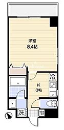 東京メトロ丸ノ内線 茗荷谷駅 徒歩11分の賃貸マンション 4階1Kの間取り