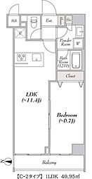 東京メトロ半蔵門線 錦糸町駅 徒歩11分の賃貸マンション 5階1LDKの間取り