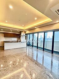 JR山手線 浜松町駅 徒歩7分の賃貸マンション 18階2LDKのリビング/ダイニング