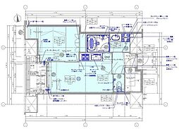 都営大江戸線 大門駅 徒歩5分の賃貸マンション 22階1LDKの間取り