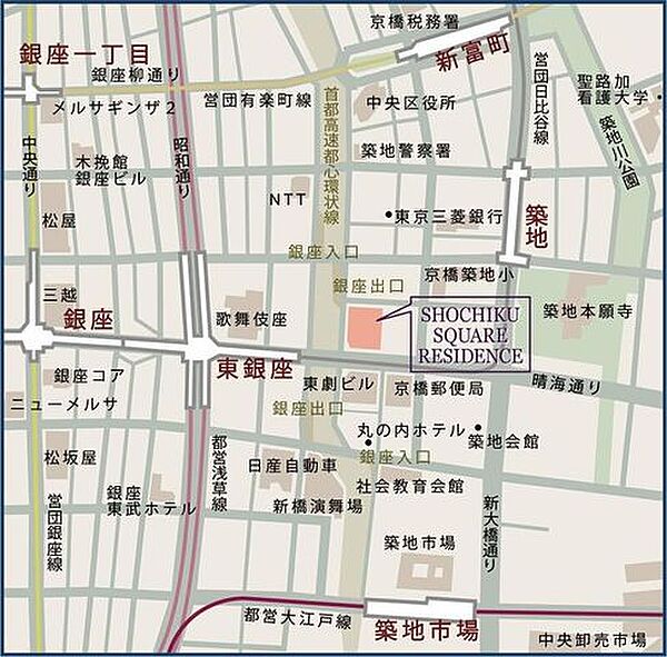 apartment 東京都中央区築地１丁目13-5
地図を見る