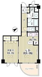 ラピュータ 1LDKの間取図画像