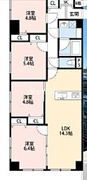 エンゼルハイム大森第2 4LDKの間取図画像