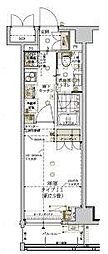 ザグランデレガーロ東日暮里 1Kの間取図画像