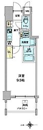 アーバンプレミア秋葉原 1Kの間取図画像
