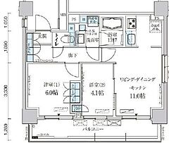 物件の間取り