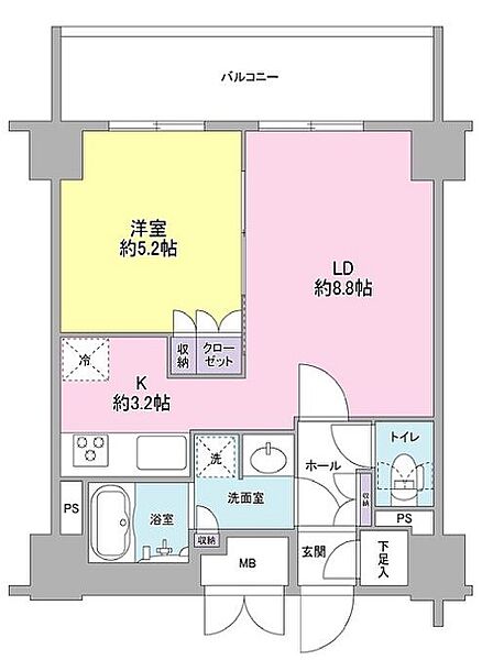 東京都文京区春日１丁目(賃貸マンション1LDK・11階・42.94㎡)の写真 その2