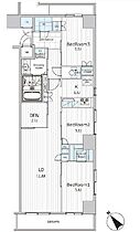 東京都中央区日本橋久松町6-2（賃貸マンション3LDK・6階・71.38㎡） その2