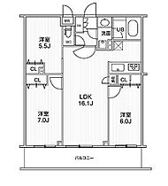 東京都墨田区東向島１丁目24-11（賃貸マンション3LDK・2階・71.20㎡） その2