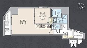 東京都港区虎ノ門３丁目15-5（賃貸マンション1LDK・2階・50.99㎡） その2